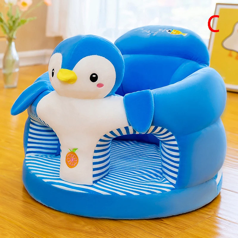 편안한 앉기를 위한 아기 소파 지지대 시트 커버 및 유아 만화 플러시 의자 커버
